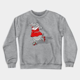 Hipoppotamus vintage drive-in Crewneck Sweatshirt